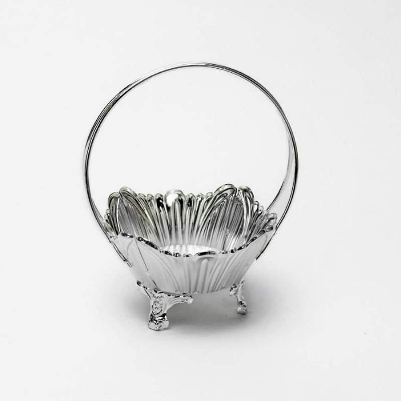 Silver Basket with Handle