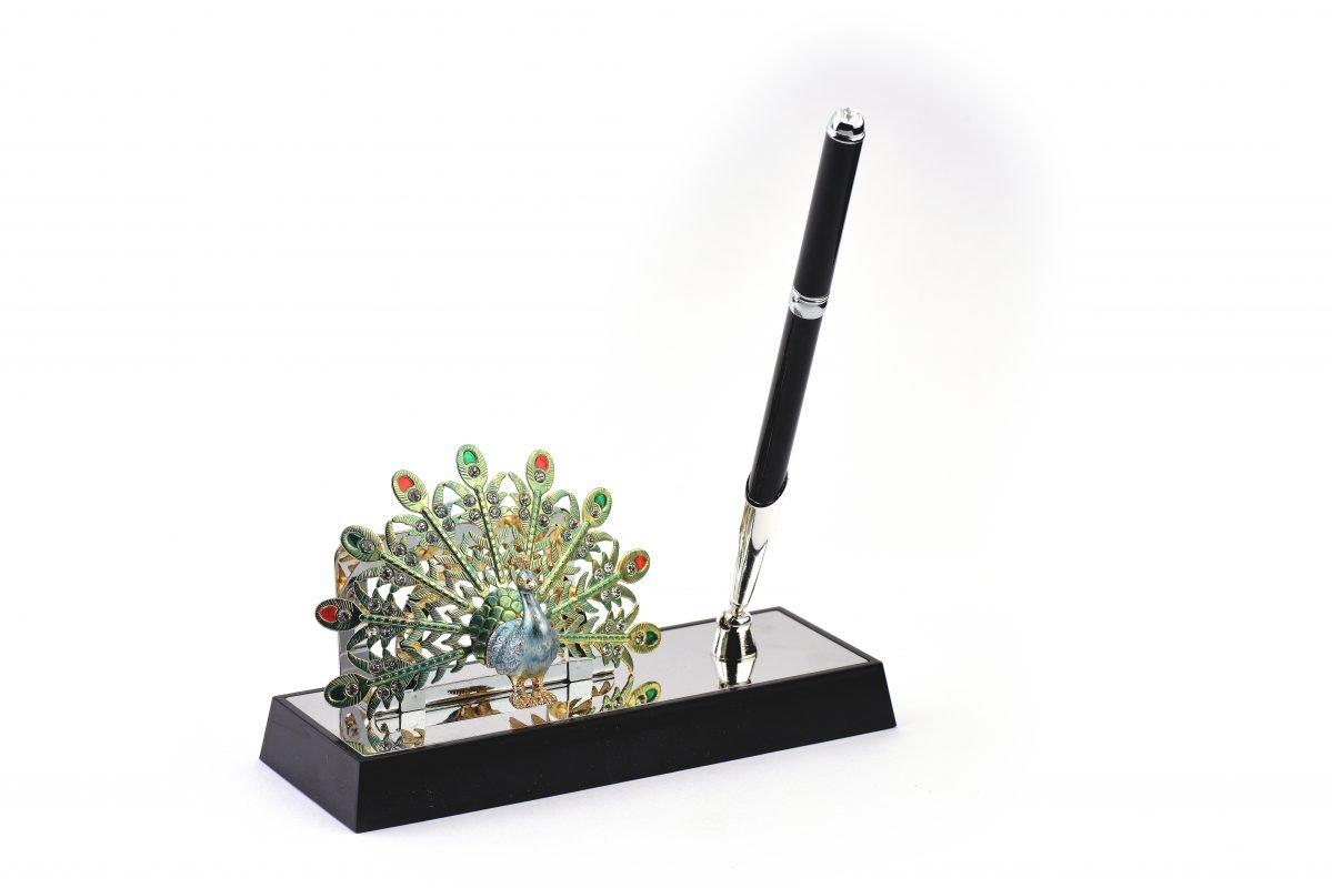 Peacock Pen Holder