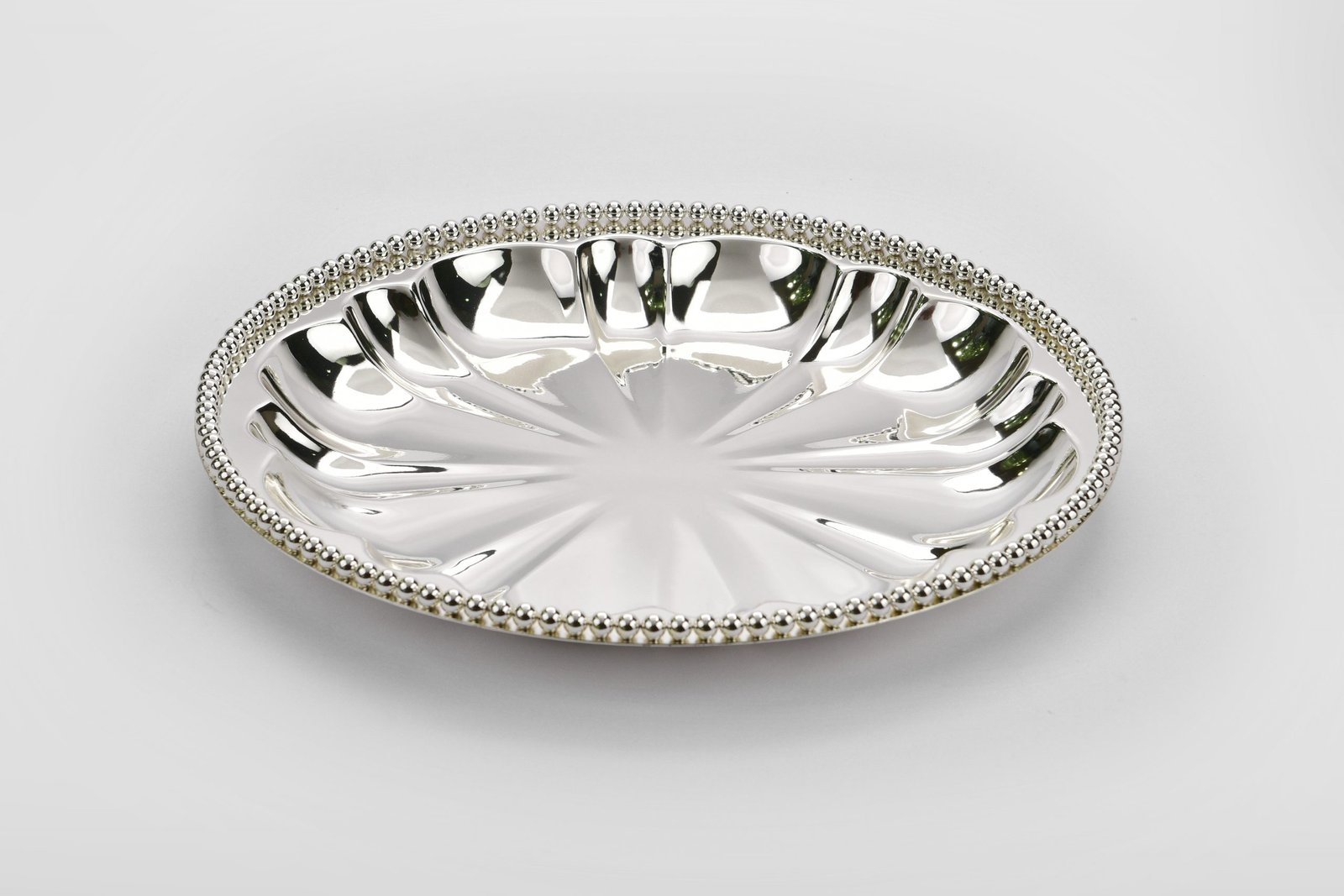 Ball Beading Silver Plate