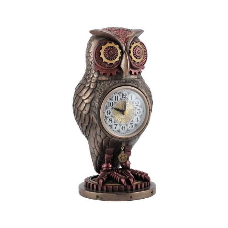 Steampunk Owl Clock