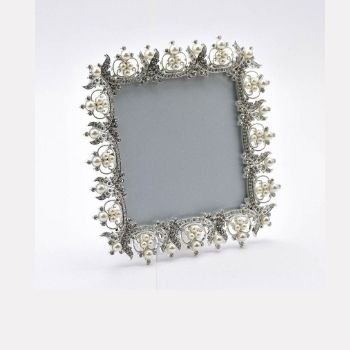 silver crystal photo frame