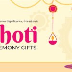 Dhoti ceremony gifts banner