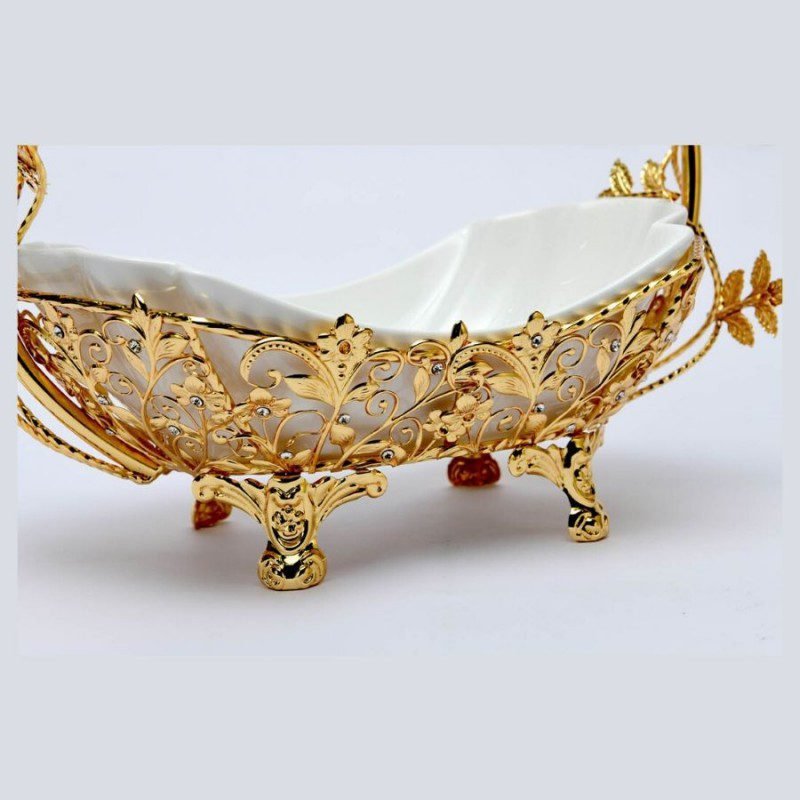 unique-ceramic-flower-gold-basket-size-medium