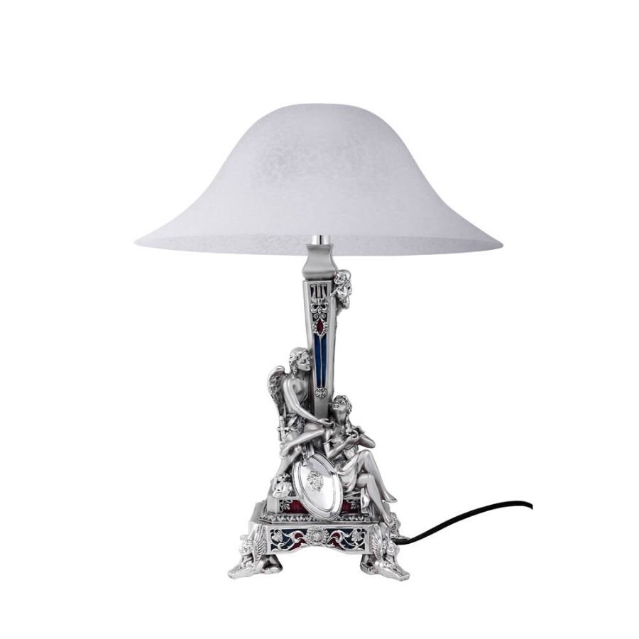 enameled-roman-couple-silver-table-lamp
