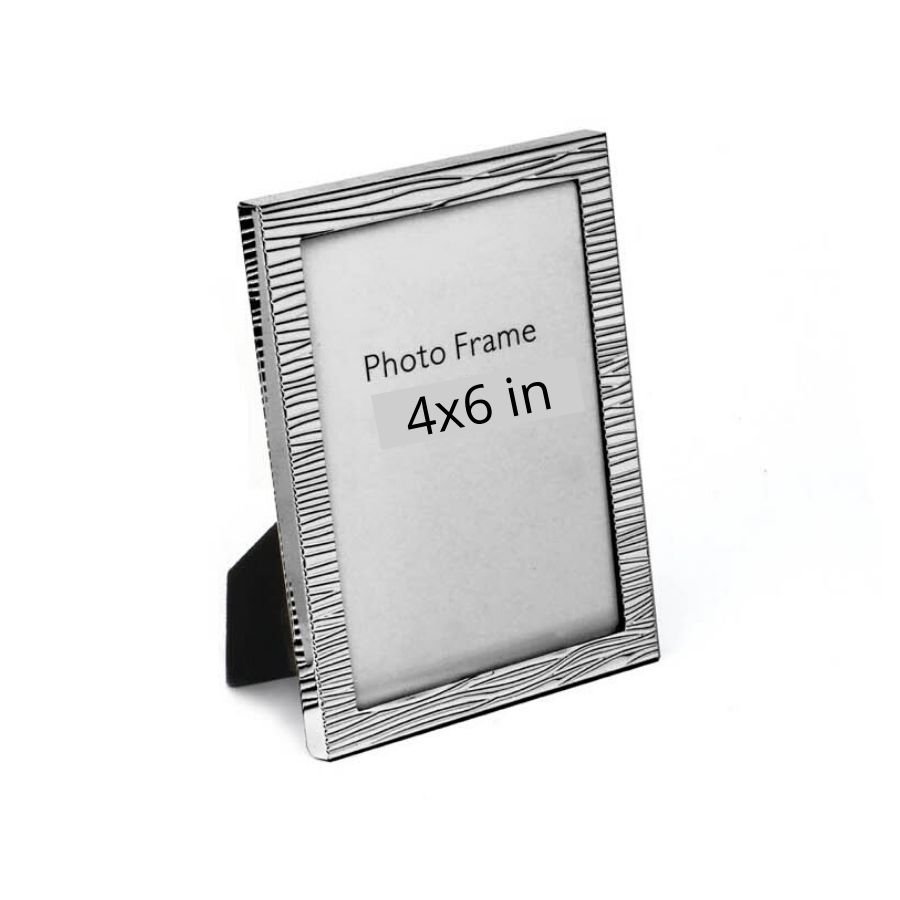 modern-fluted-texture-silver-photo-frame-size-4x6