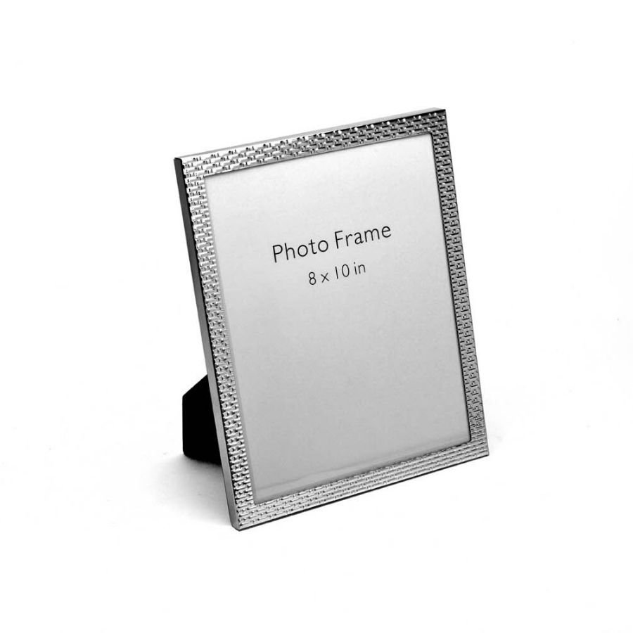 Knitted Design Silver Photo Frame, Size-8x10