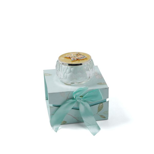 Crystal Butterfly Enameled Jewelry Box with beautiful packaging